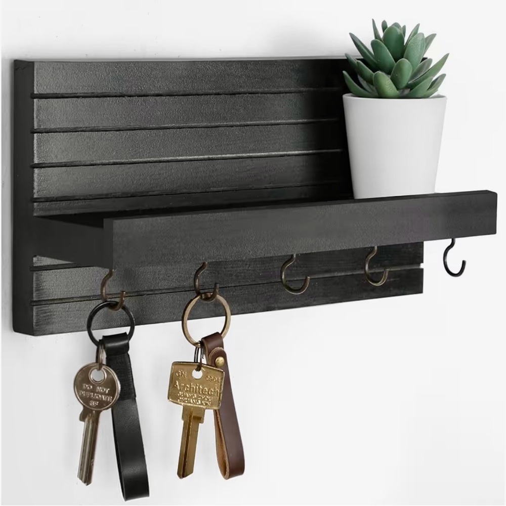 Decorative Key Holder with Shelf